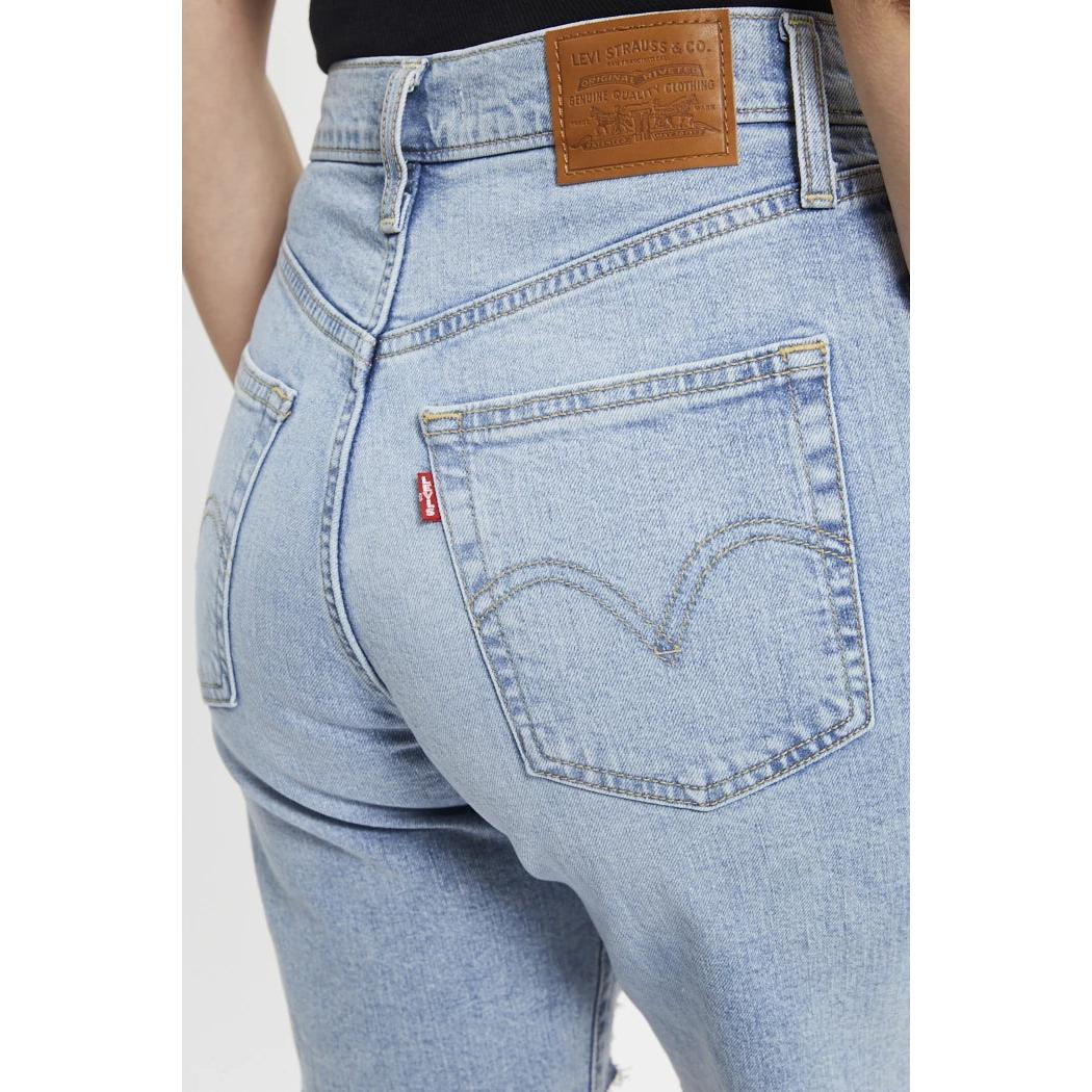 Levi's Ribcage Ultra High-Waisted Denim Shorts