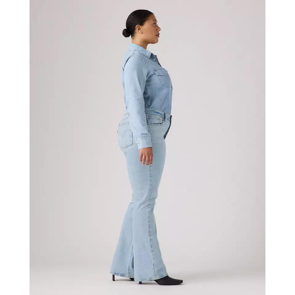 Levi's Wedgie High-Waisted Bootcut Jeans Blue