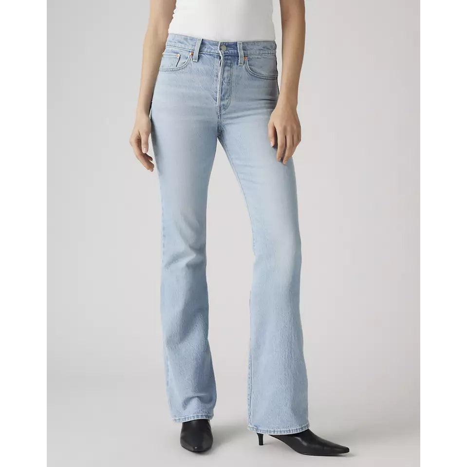 Levi's Wedgie High-Waisted Bootcut Jeans Blue