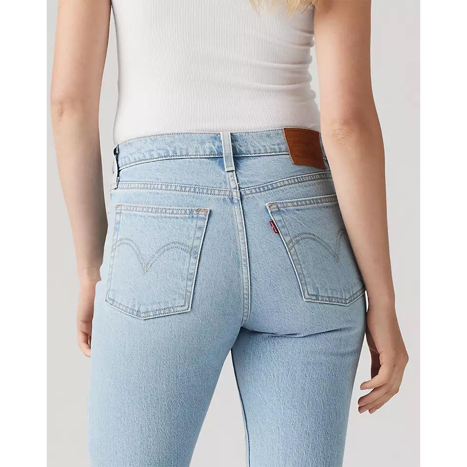 Levi's Wedgie High-Waisted Bootcut Jeans Blue