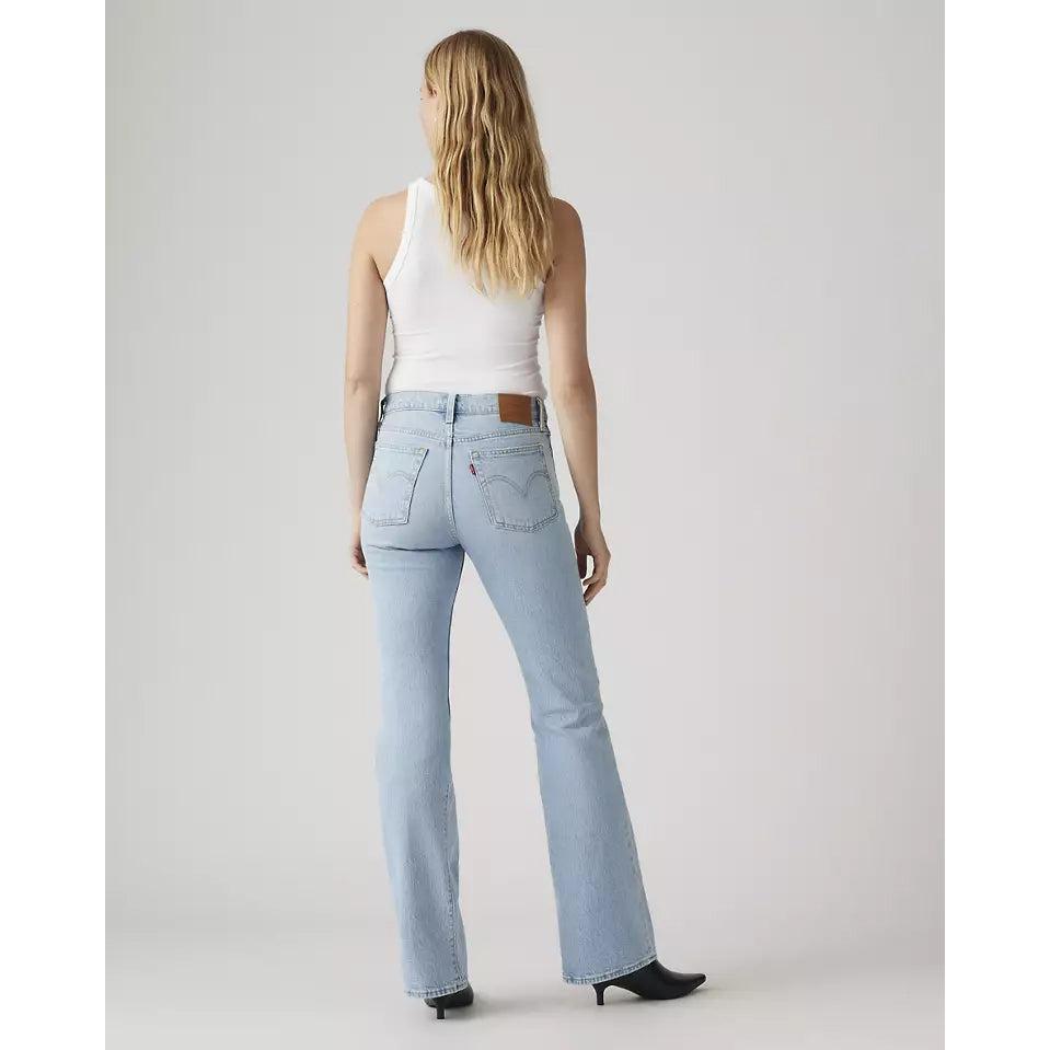 Levi's Wedgie High-Waisted Bootcut Jeans Blue