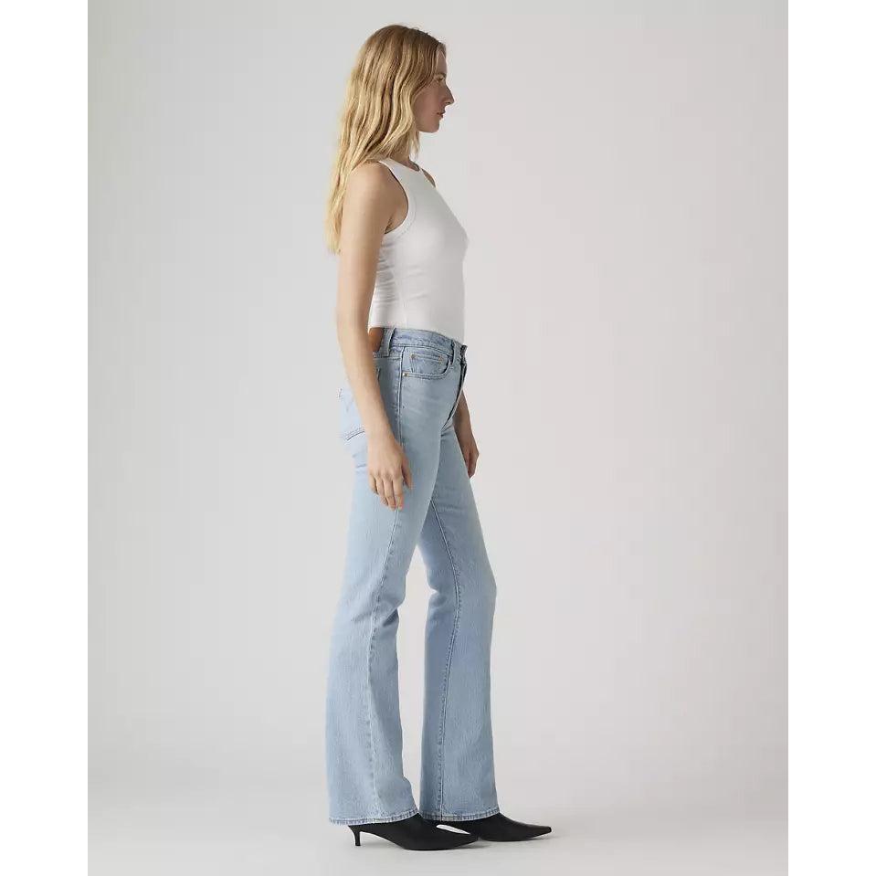 Levi's Wedgie High-Waisted Bootcut Jeans Blue