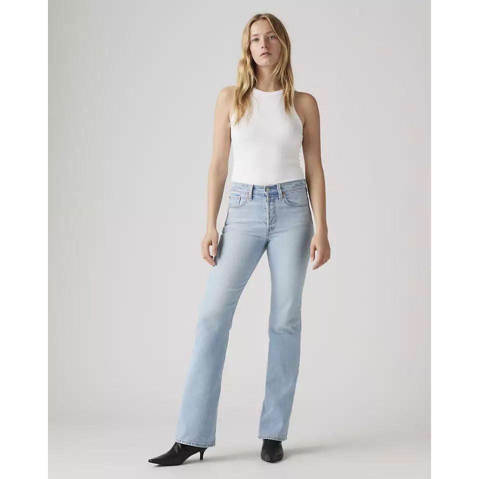 Levi's Wedgie High-Waisted Bootcut Jeans Blue