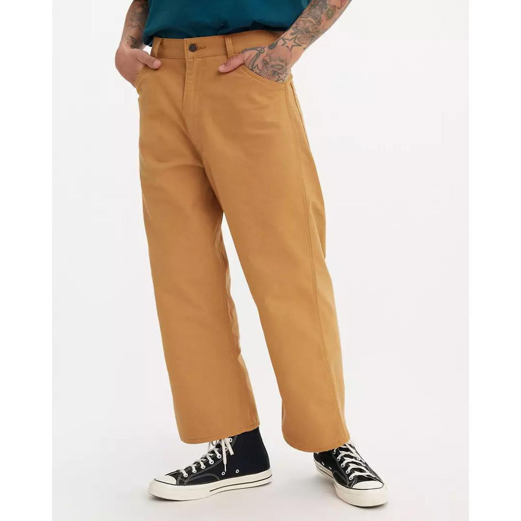 Jean Loose Taille Mi-Haute Levi's Marron