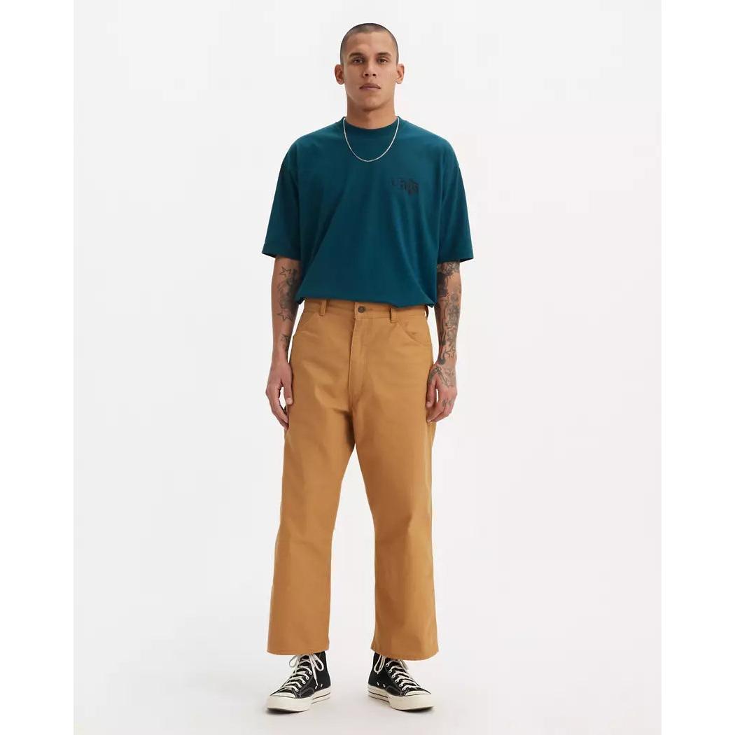 Jean Loose Taille Mi-Haute Levi's Marron