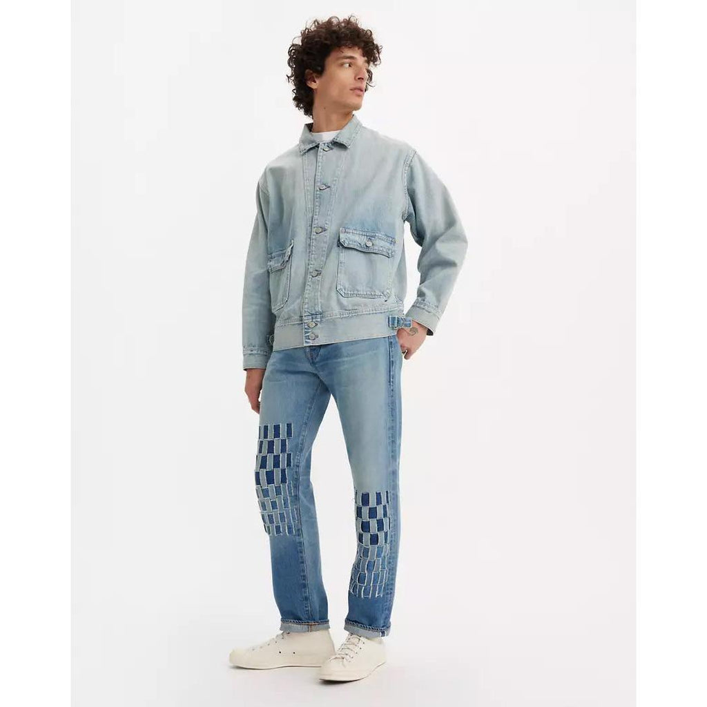 Jean Droit Taille Mi-Haute Levi's 501 1980S Bleu