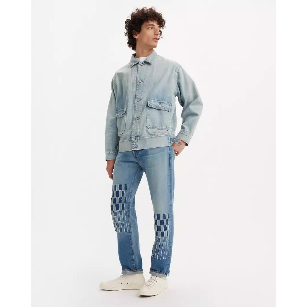 Jean Droit Taille Mi-Haute Levi's 501 1980S Bleu