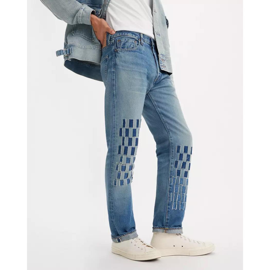 Jean Droit Taille Mi-Haute Levi's 501 1980S Bleu