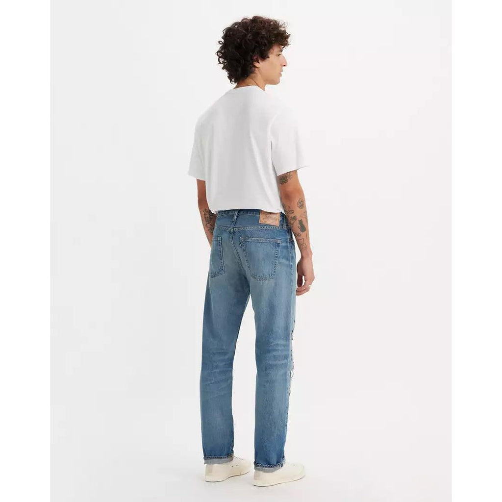 Jean Droit Taille Mi-Haute Levi's 501 1980S Bleu