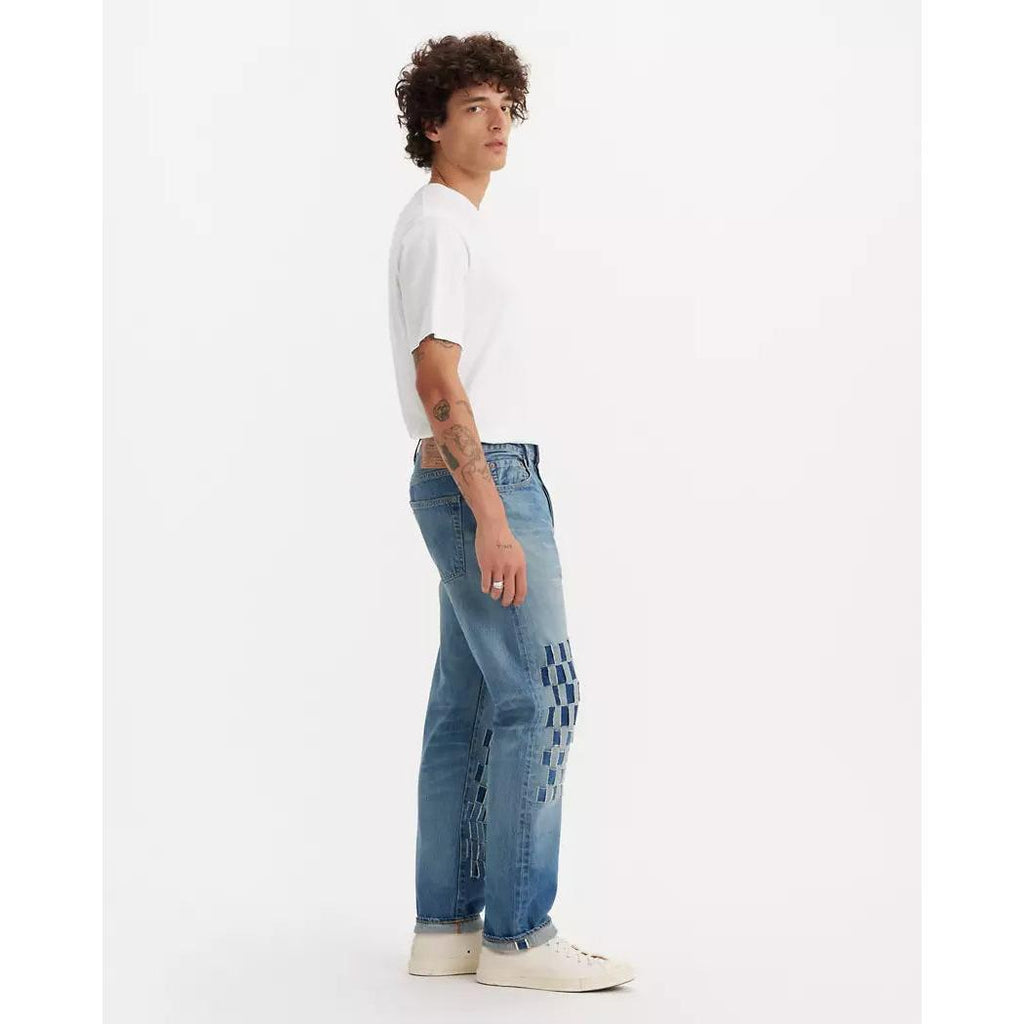 Jean Droit Taille Mi-Haute Levi's 501 1980S Bleu