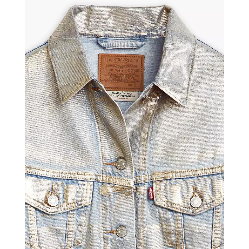 Veste En Jean Levi's Shrunken 90'S Argenté