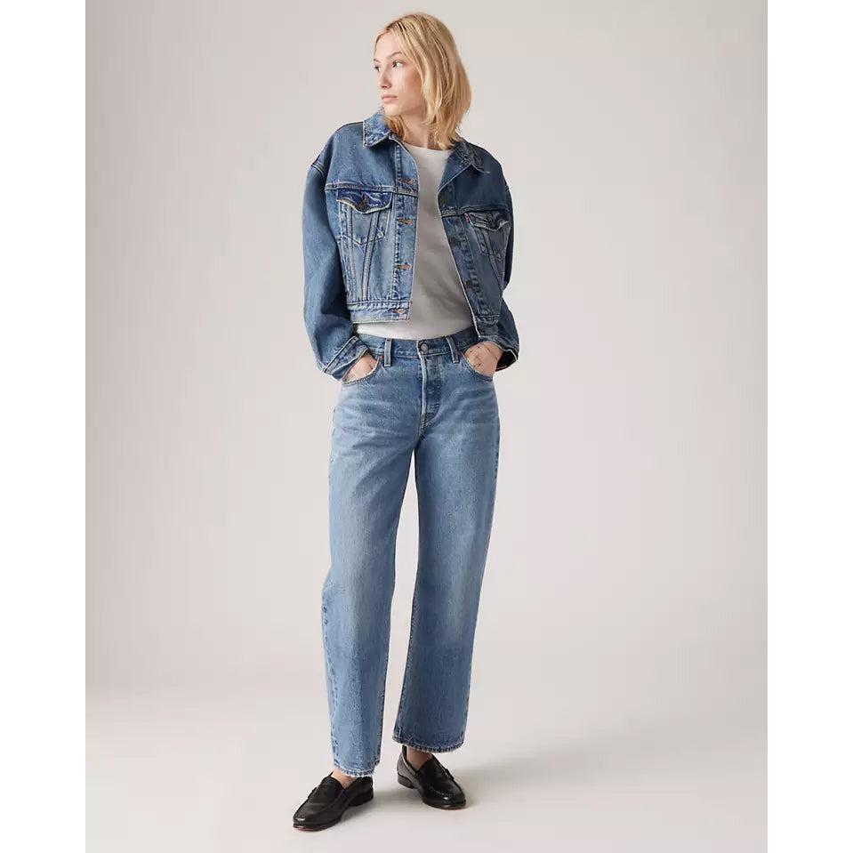 Jeans Diritti a Vita Media Levi's 501 '90S Ankle Blu