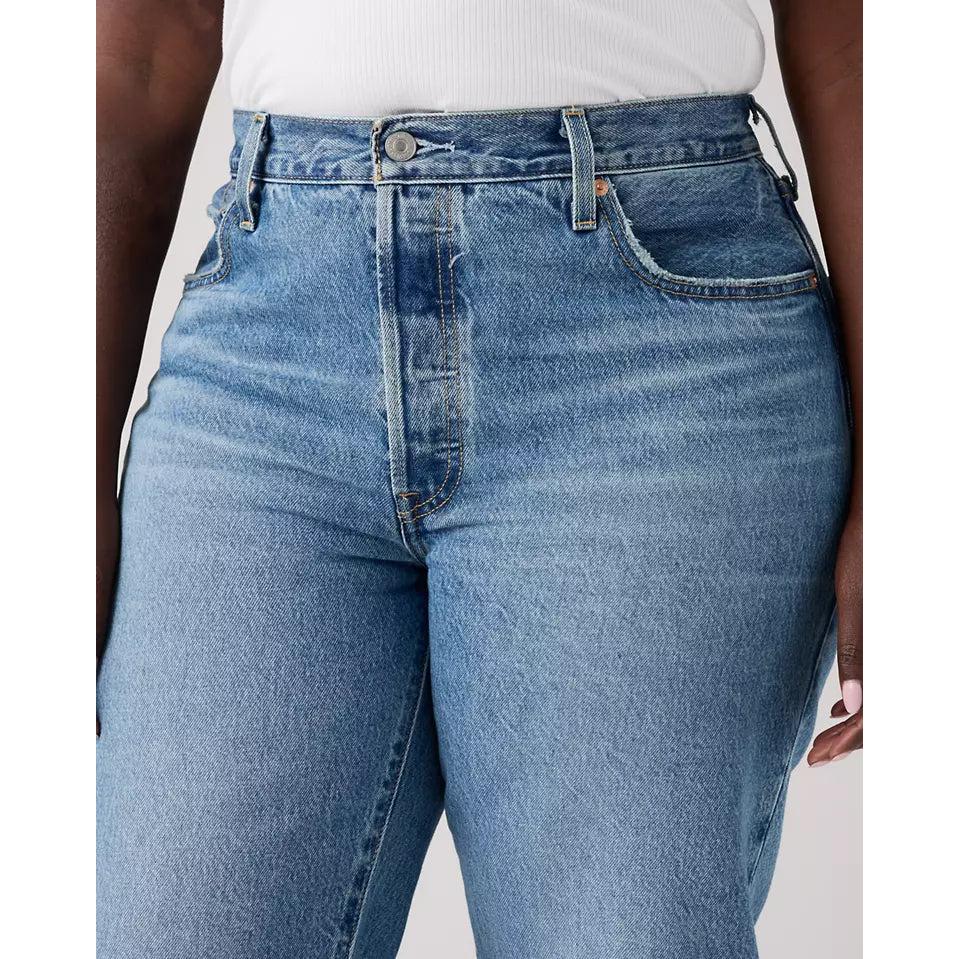 Jeans Diritti a Vita Media Levi's 501 '90S Ankle Blu