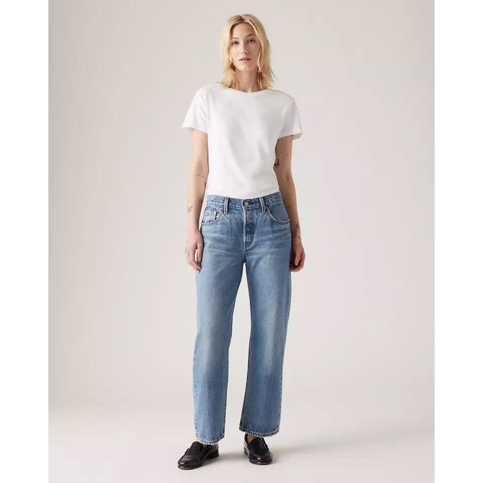 Jeans Diritti a Vita Media Levi's 501 '90S Ankle Blu
