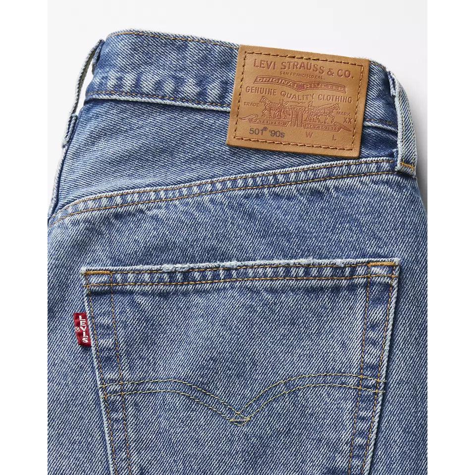 Jeans Diritti a Vita Media Levi's 501 '90S Ankle Blu