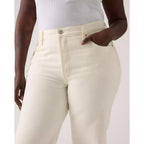 Jean Droit Taille Mi-Haute Levi's 501 '90S Ankle Blanc