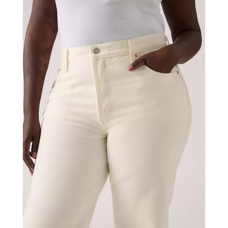Jean Droit Taille Mi-Haute Levi's 501 '90S Ankle Blanc