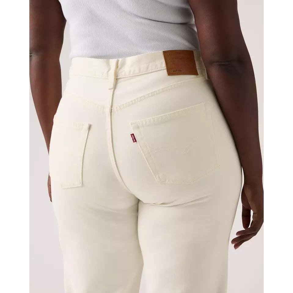 Jean Droit Taille Mi-Haute Levi's 501 '90S Ankle Blanc