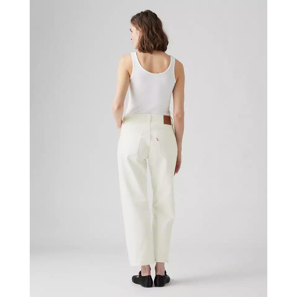 Jean Droit Taille Mi-Haute Levi's 501 '90S Ankle Blanc