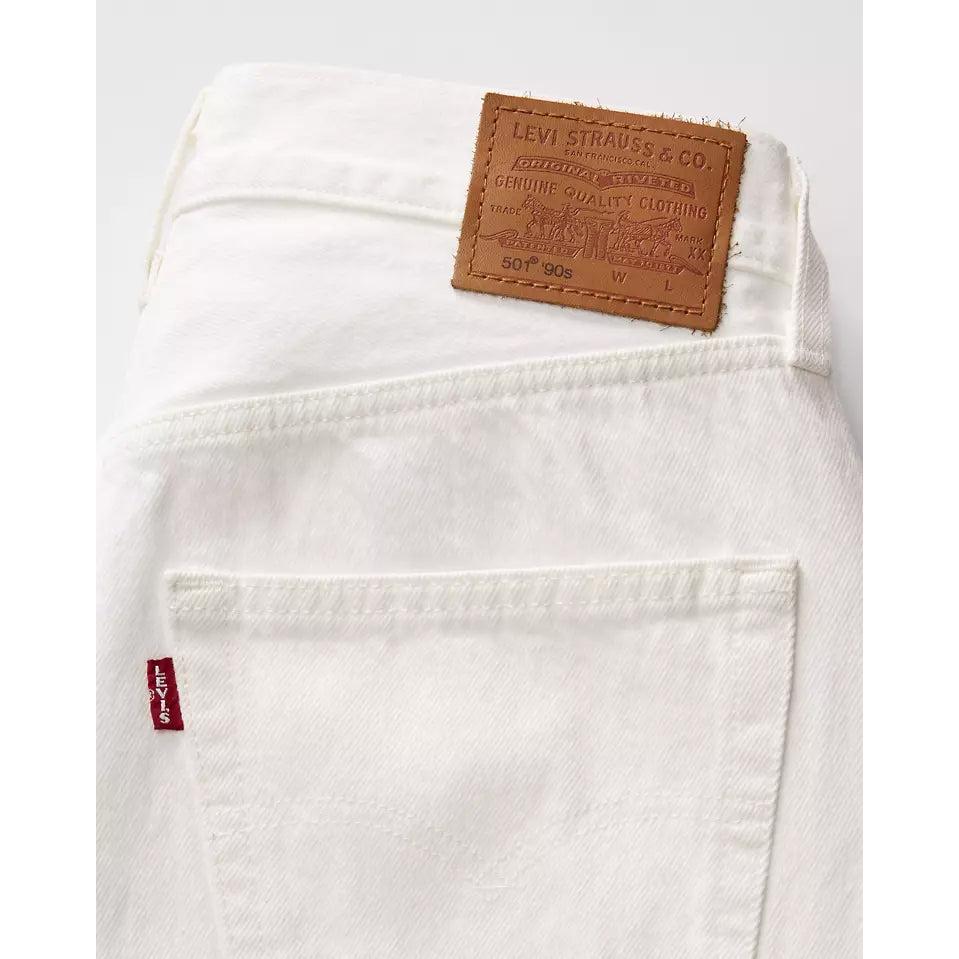 Jean Droit Taille Mi-Haute Levi's 501 '90S Ankle Blanc
