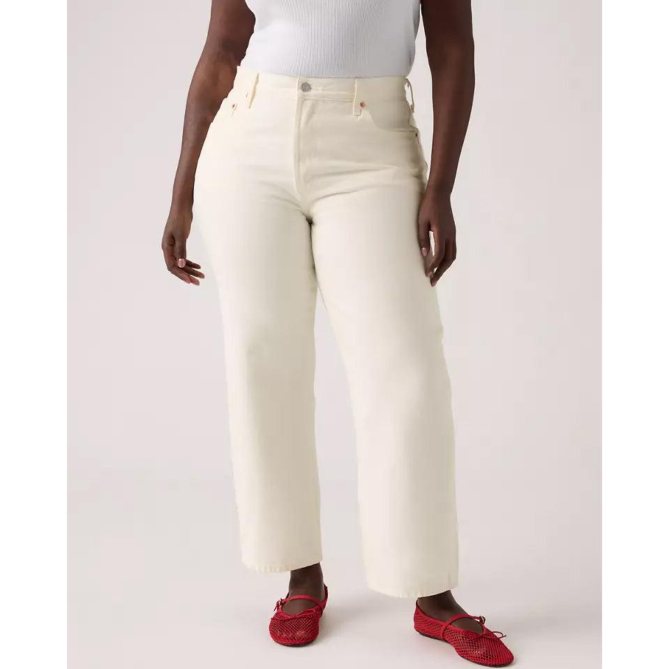 Jean Droit Taille Mi-Haute Levi's 501 '90S Ankle Blanc