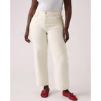 Jean Droit Taille Mi-Haute Levi's 501 '90S Ankle Blanc