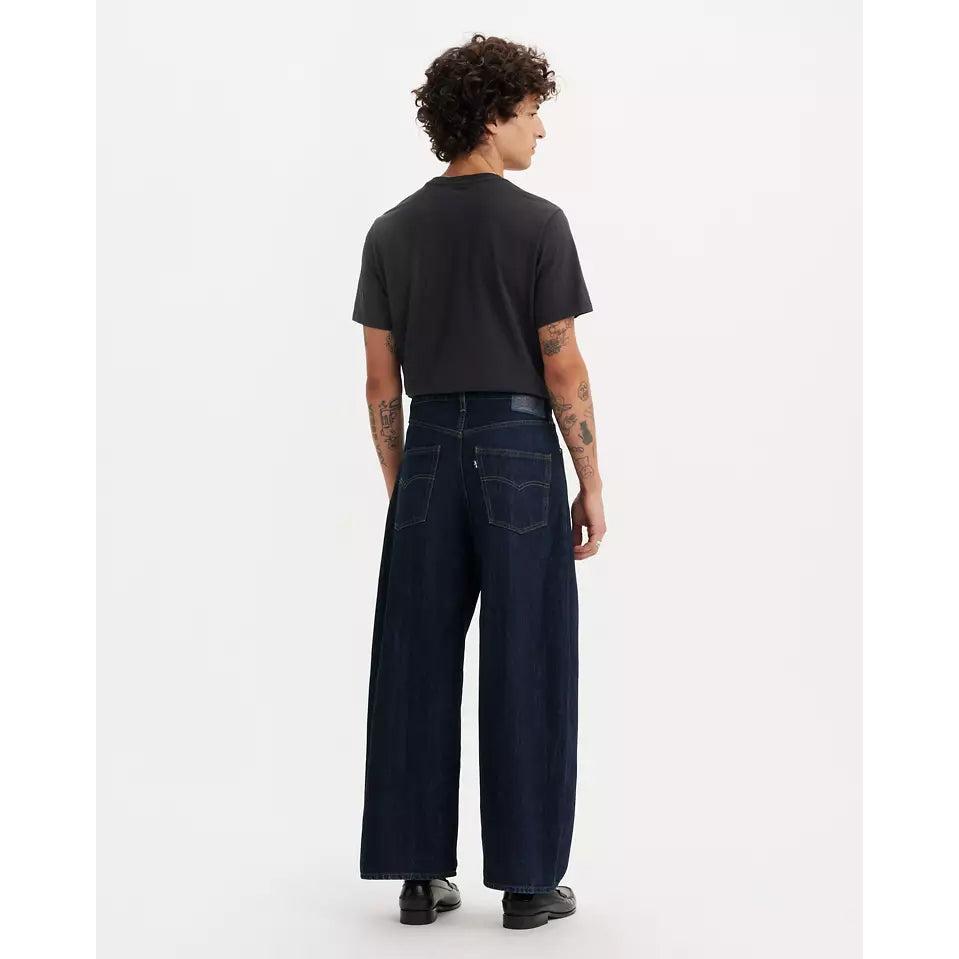 Vaquero Wide Leg Levi's Wide Pleat Crop Azul
