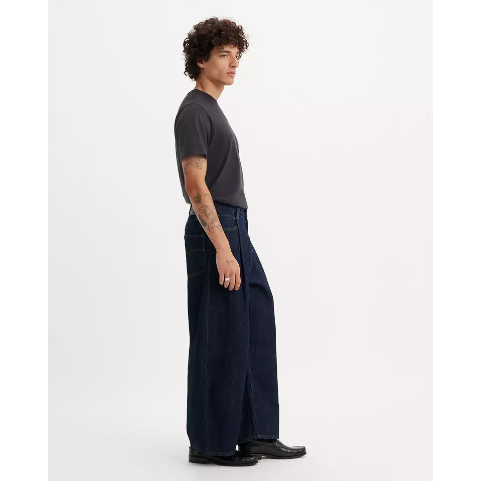 Vaquero Wide Leg Levi's Wide Pleat Crop Azul