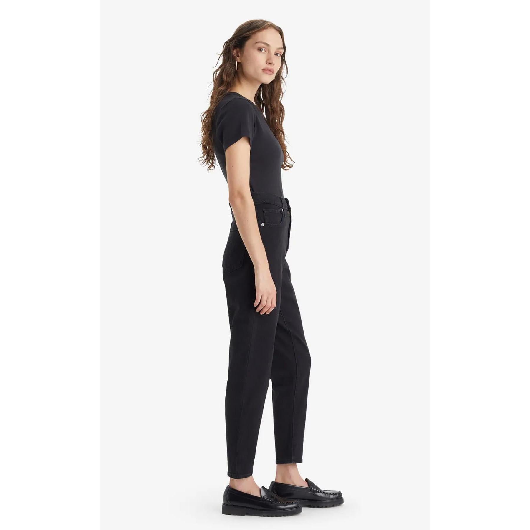 Jean Mom Taille Haute Levi's Noir