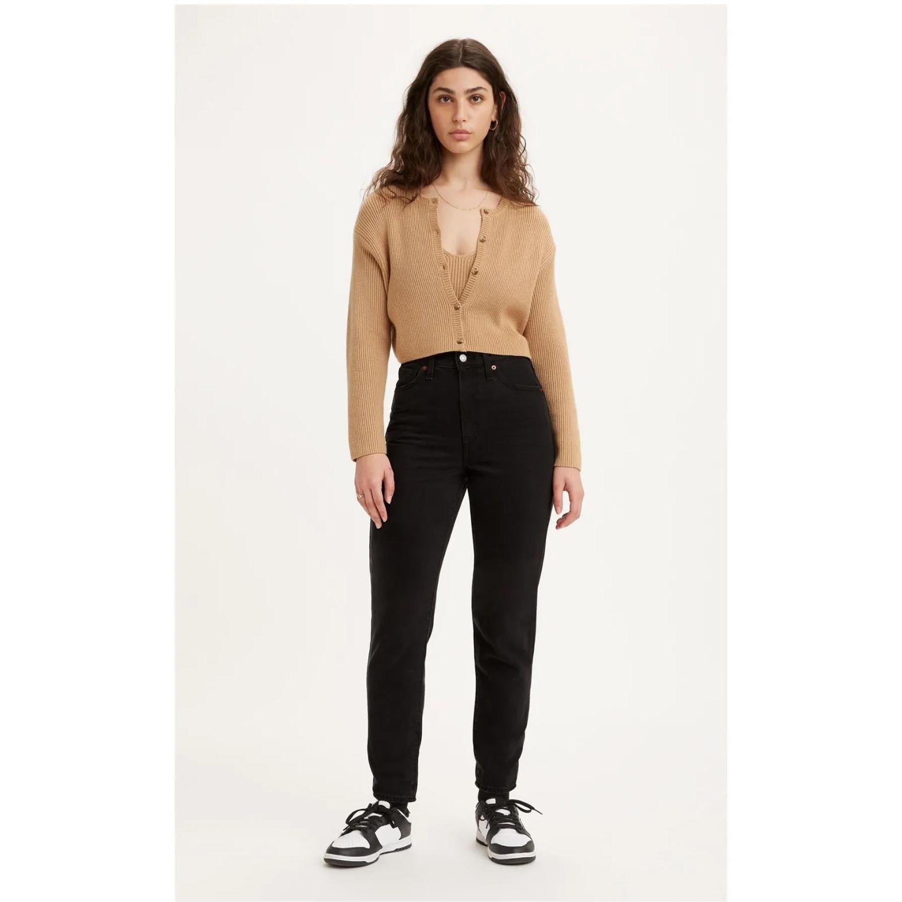 Jean Mom Taille Haute Levi's Noir