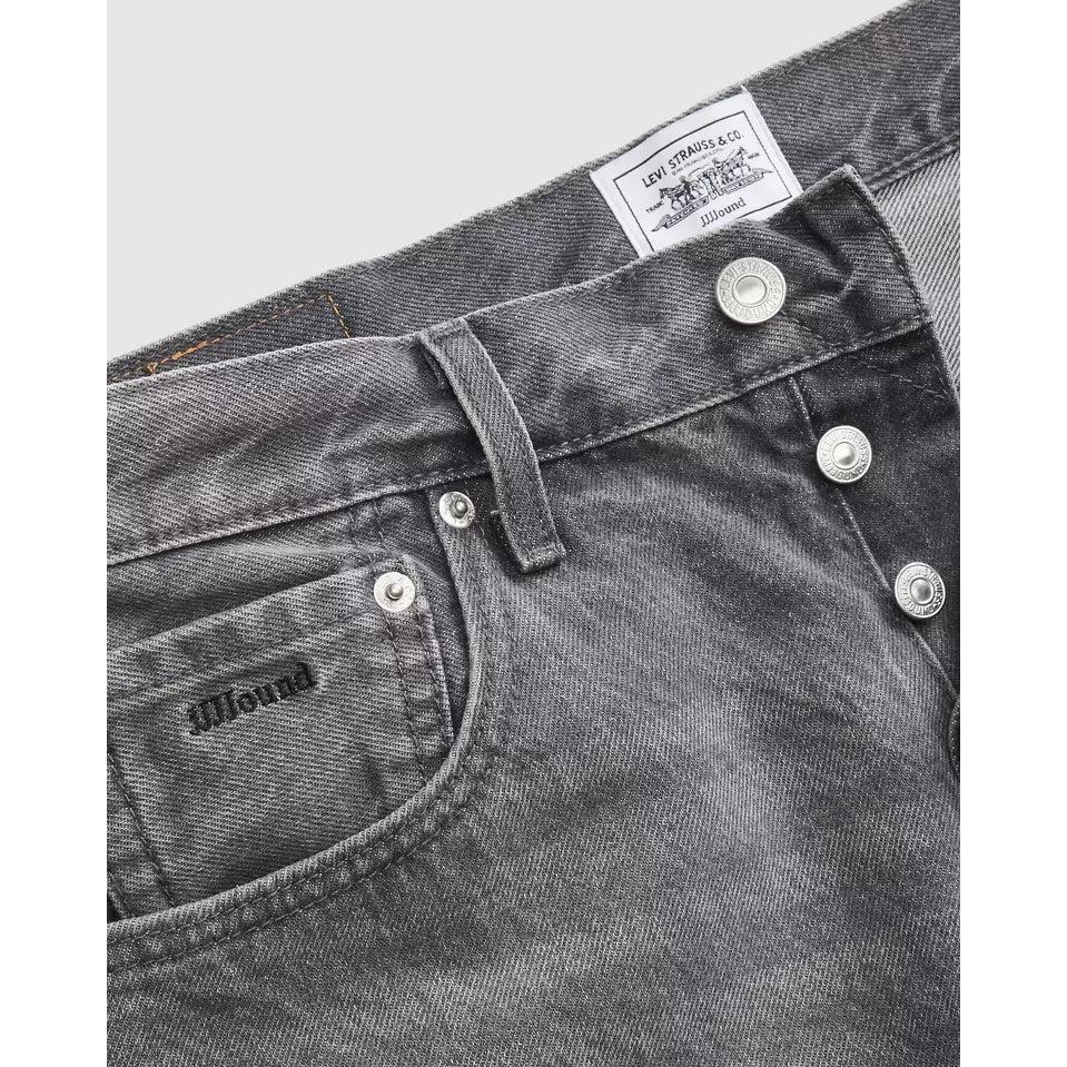 Vaquero Recto de Tiro Medio Levi's 501 1993 X Jjjjound Gris