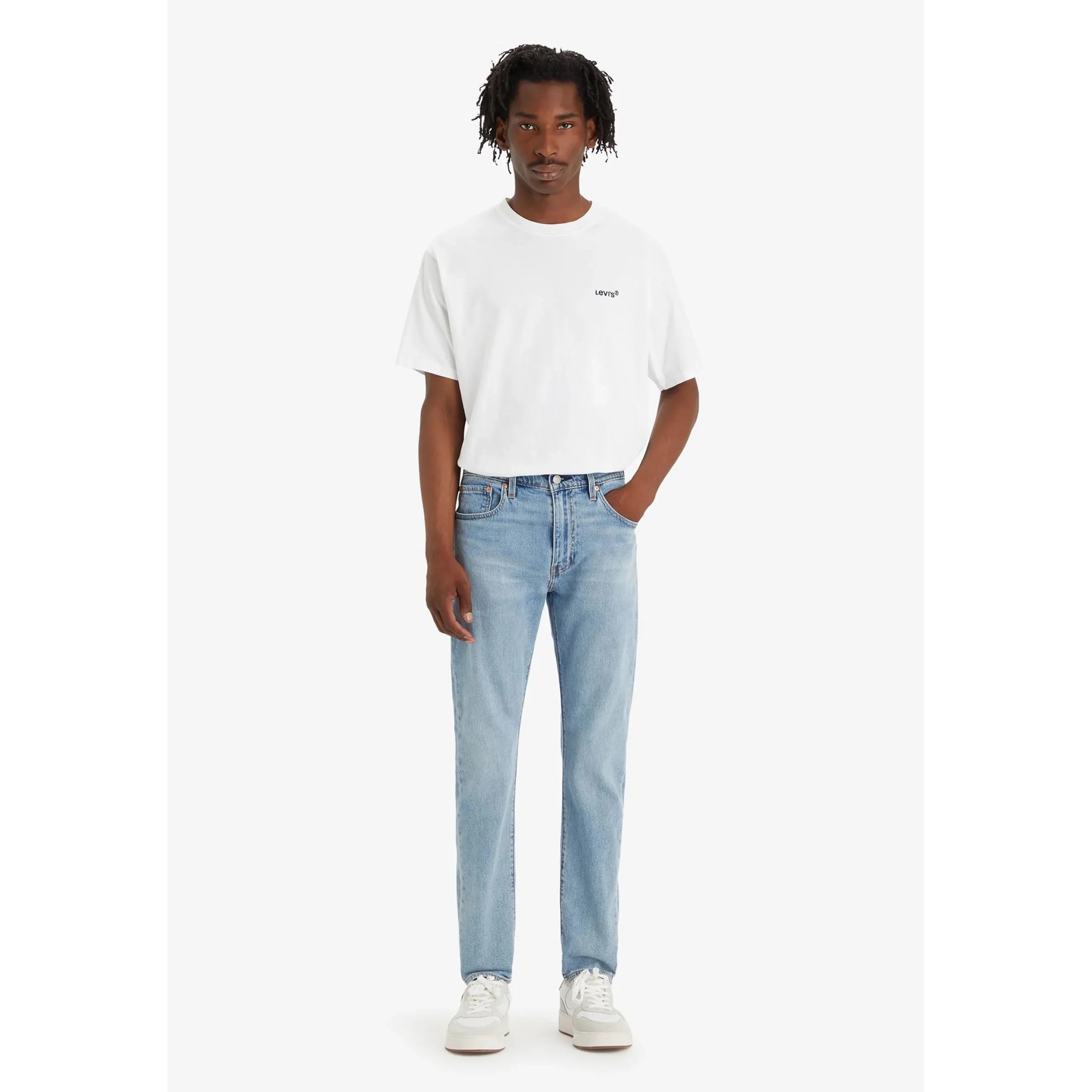 Jean Slim Tapered Taille Mi-Haute Levi's 512 Bleu