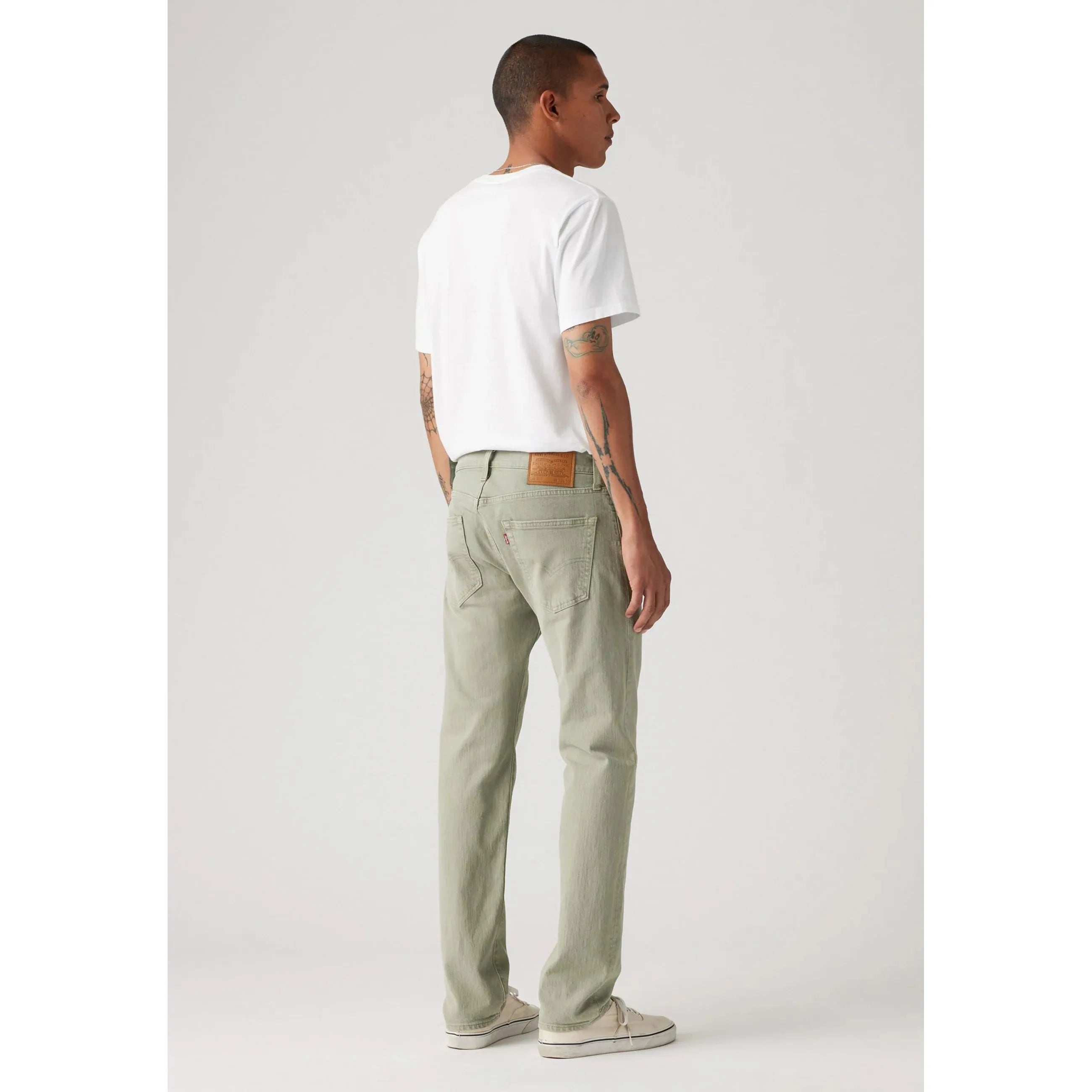 Jean Tapered Taille Mi-Haute Levi's 502 Vert