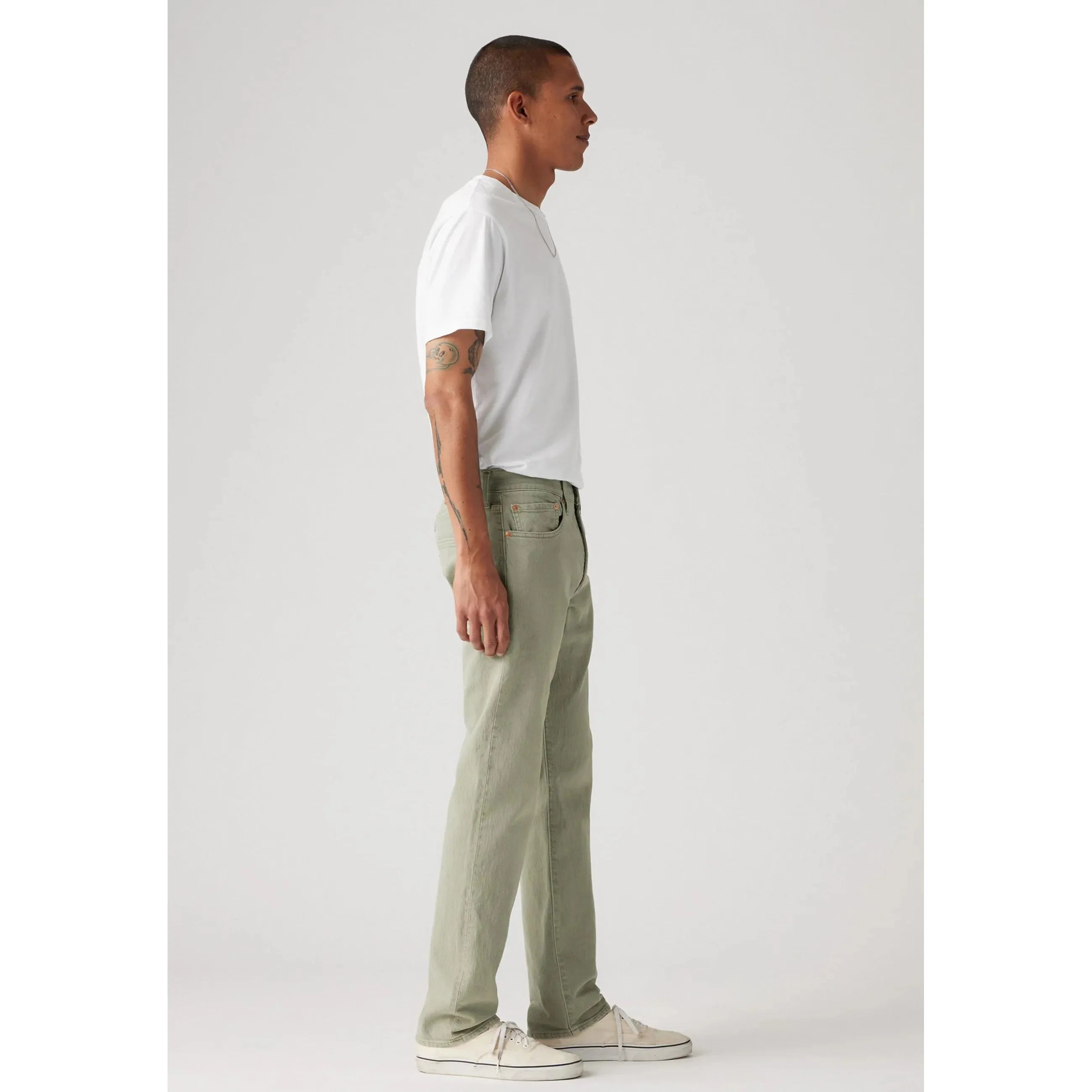 Jean Tapered Taille Mi-Haute Levi's 502 Vert