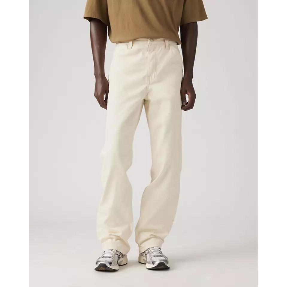 Jean Loose Droit Taille Mi-Haute Levi's 568 Écru