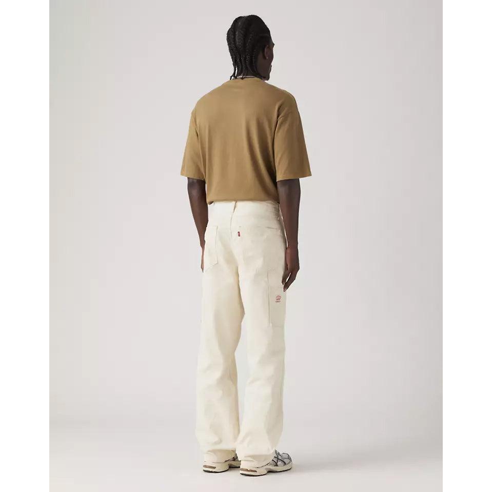 Jean Loose Droit Taille Mi-Haute Levi's 568 Écru