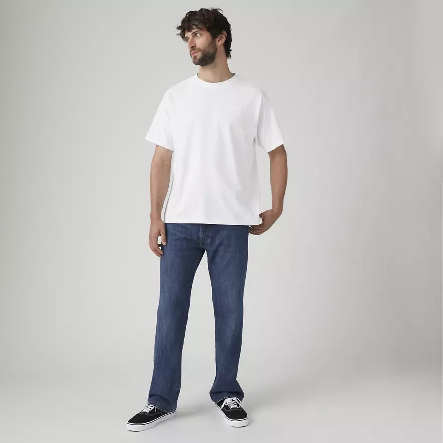 Jeans Relaxed Straight a vita media Levi's 555
