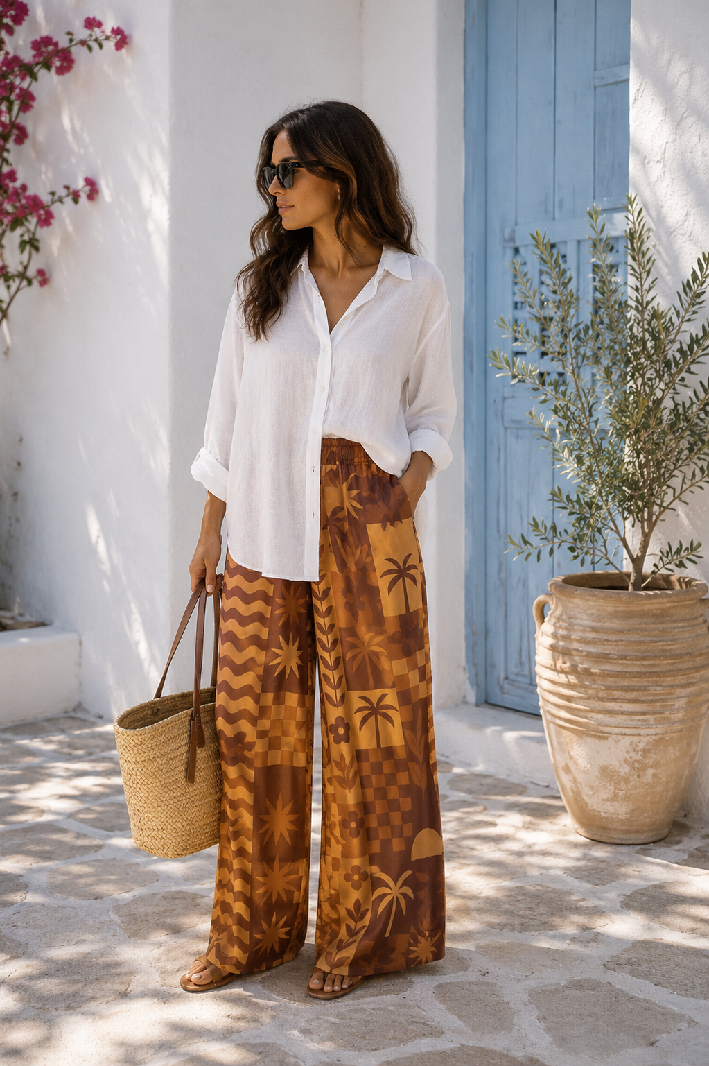 Palmy Pants - Brown