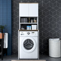 Meubles Lave-Linge Kd101 - Blanc / Noyer