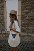 Sac En Crochet Texa - Crème