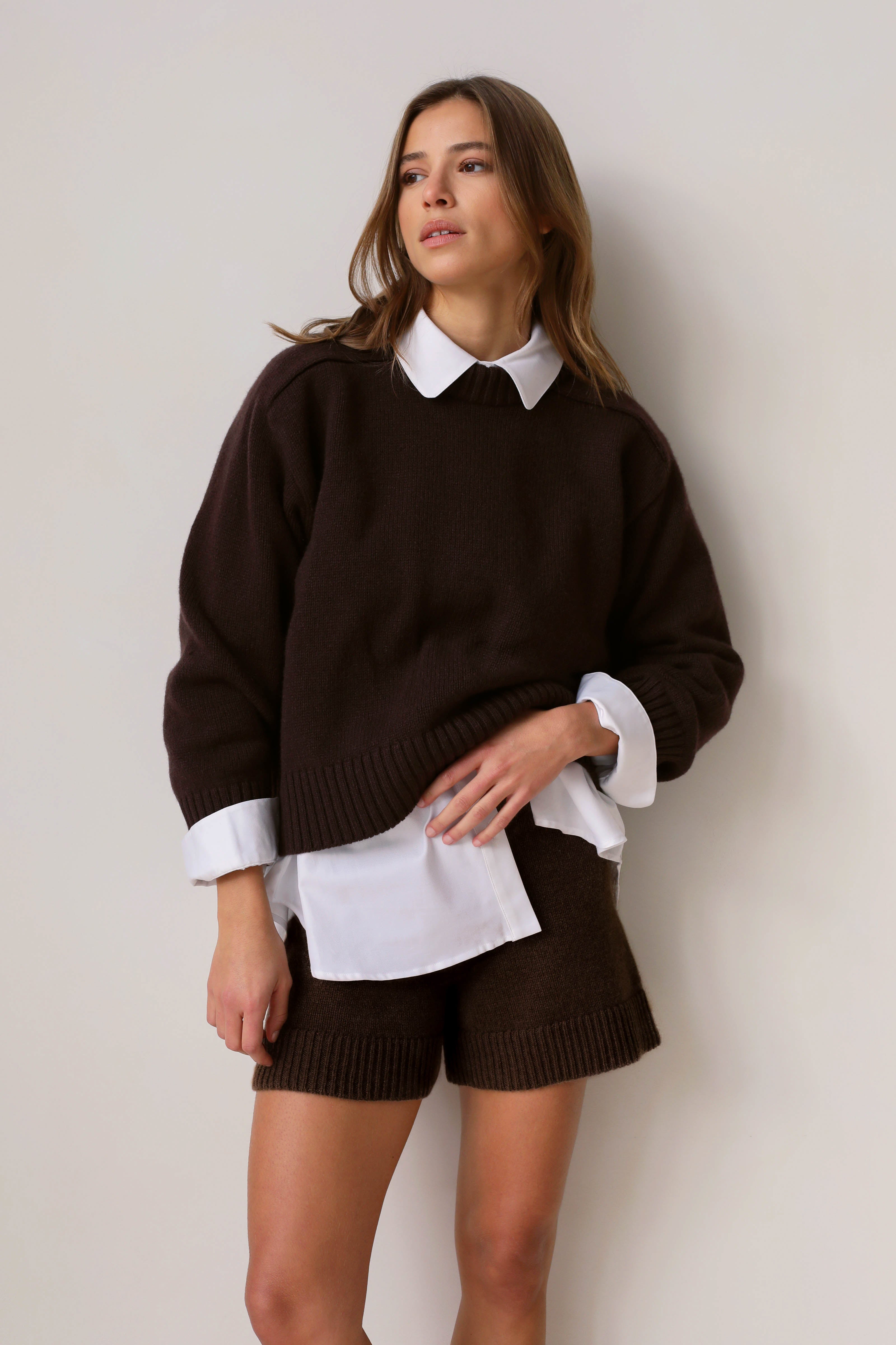 Pull En Maille Le Tarantino - Marron Fonce