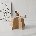 Tables Basses Butterfly - Chêne Saphir / Transparent