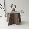 Tables Basses Butterfly - Noyer / Transparent