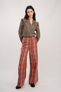 Pantalones a cuadros rojos The Neil A