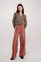 Pantalones a cuadros rojos The Neil A
