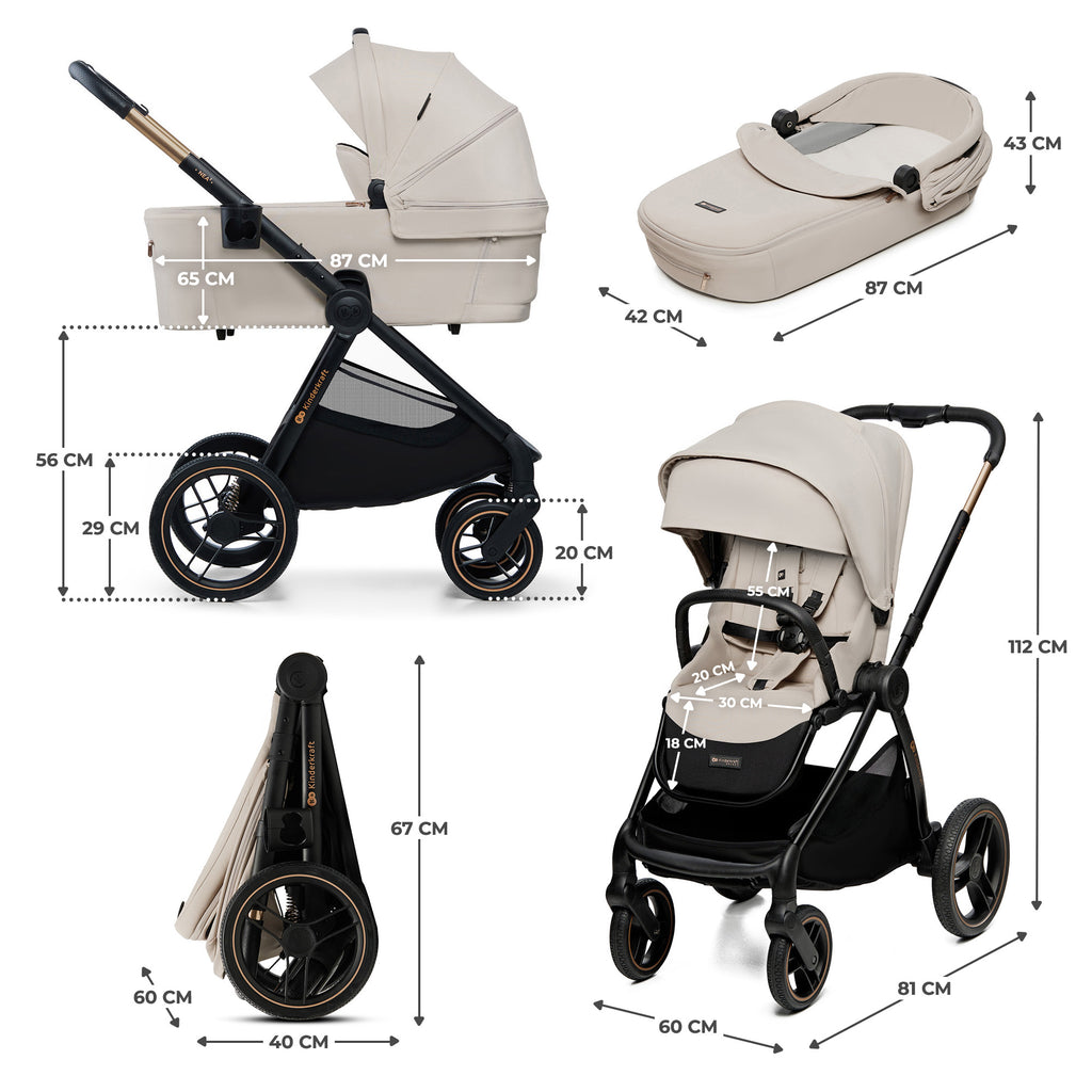 Cochecito Polivalente Nea 2 Beige