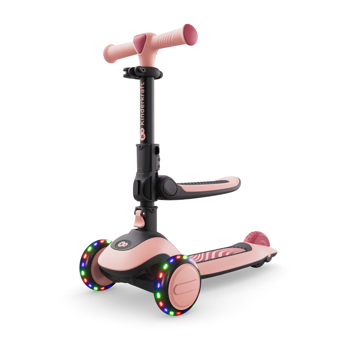 Patinete Evolutivo 2 En 1 Con Asiento Halley 2 Rosa