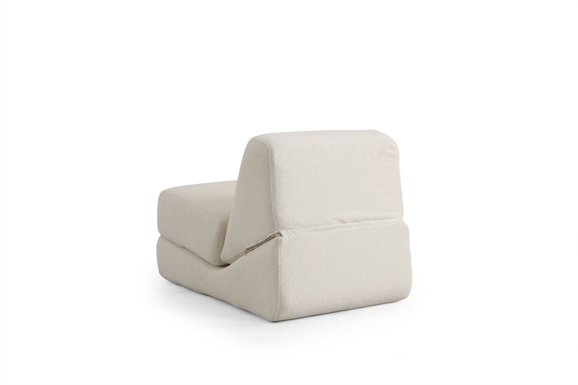 1-Seater Sofa Beds Origami Convertible - White