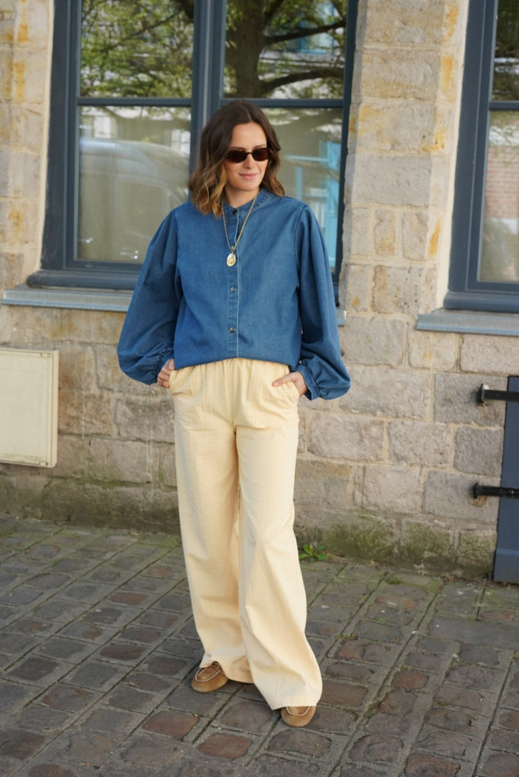 Pantalón Arthur Vichy Amarillo