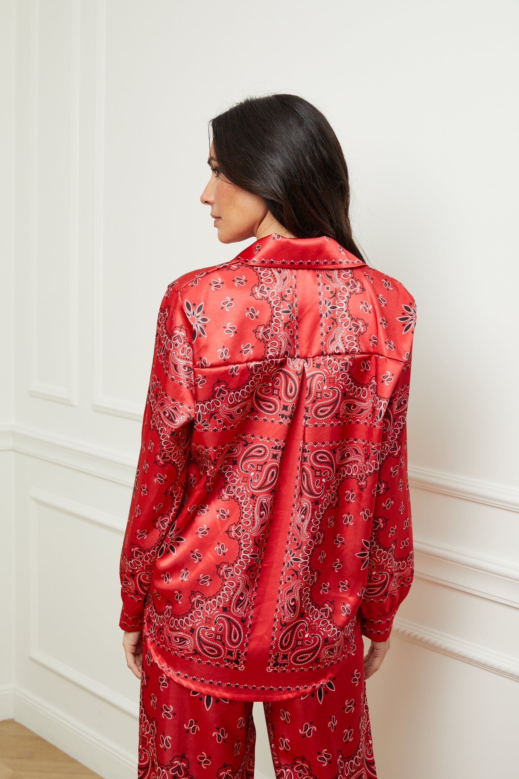 Camisa Bandana - Rojo